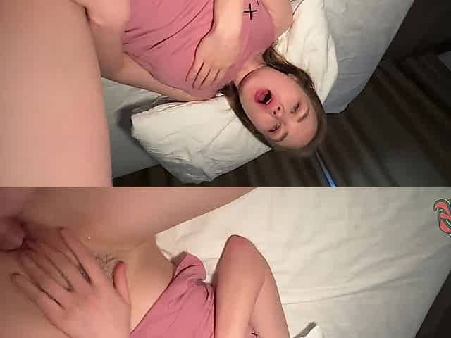Penis Teasing StepSis Gets Snatch Creamed