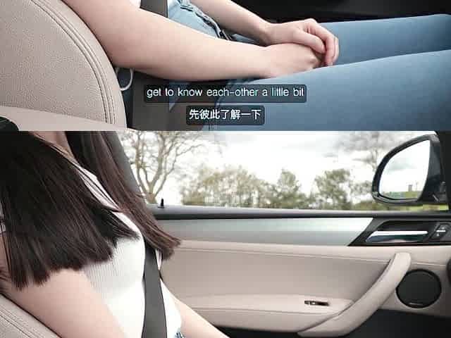 1st Date with Nice-looking Oriental student ends in Wild Car Sex