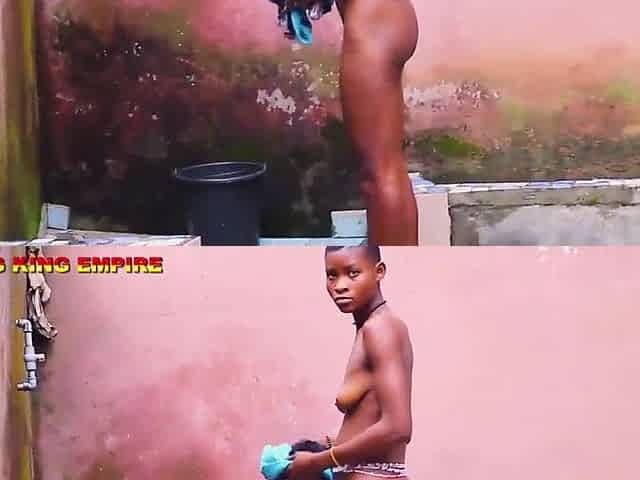AFRO EXCITED SLENDER LAGOS SWEETHEART SHERRY BELLA CHEAT ON HER BOYFRIEND WITH WICKED LARGE SHLONG GHETTO LORD