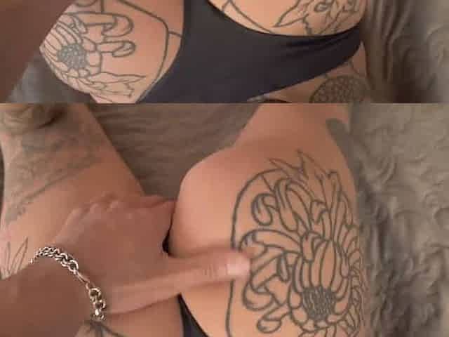 Exotic tatted model Marseline Black supplies the greatest cum-shot in porn 2023 - steamy gonzo action!