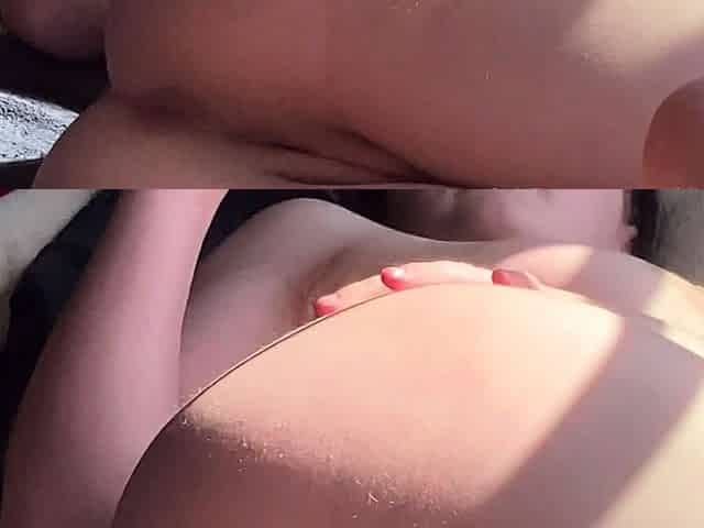 PUSSY BABE BRUNETTE masturbating