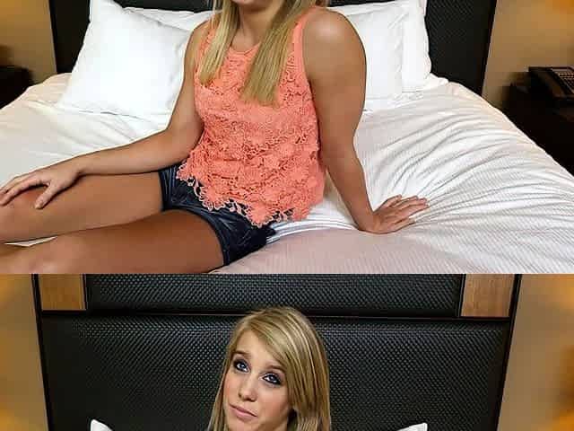 Klixen and blonde teen blowjob and handjob