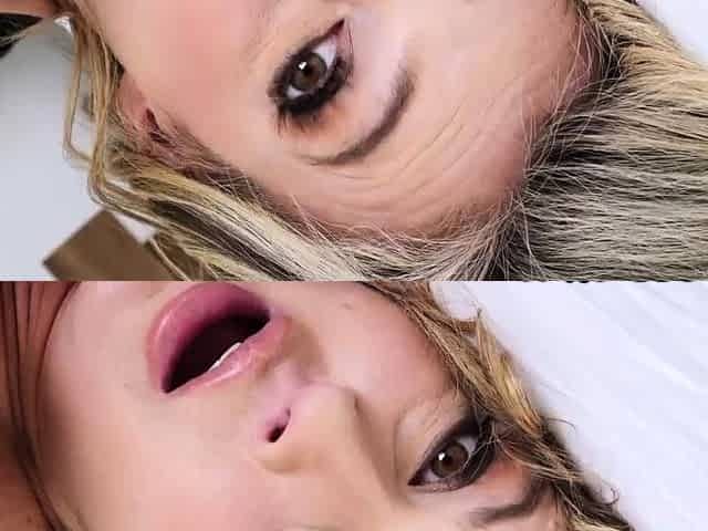 Cheating wife Gigi prepares her butt hole for a BBC