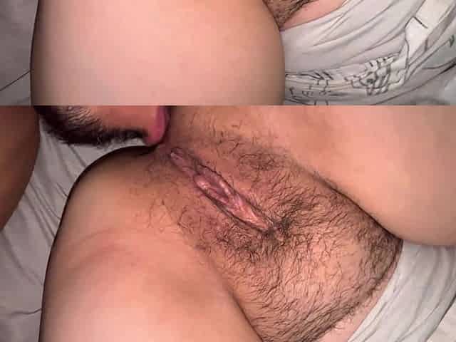 He Sucks My Ass, I Get Horny, We Masturbate and Then He Breaks My Pussy Really Good