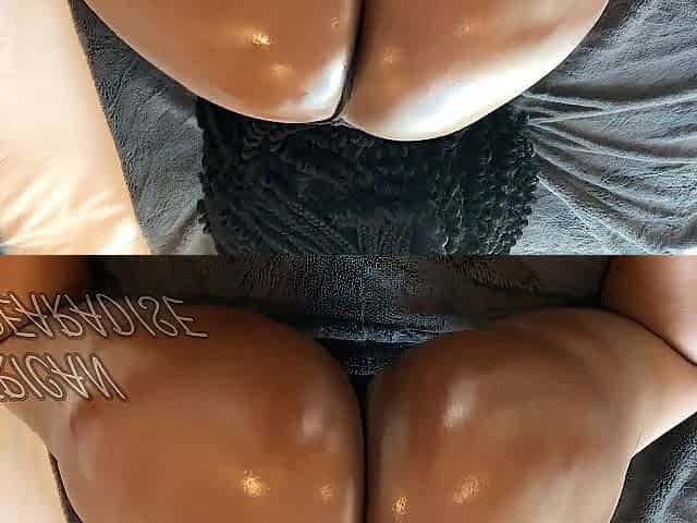 Large booty Afro stepmother backshots