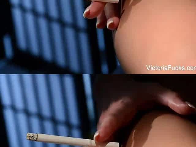 Victoria White Smokes and Masturbates