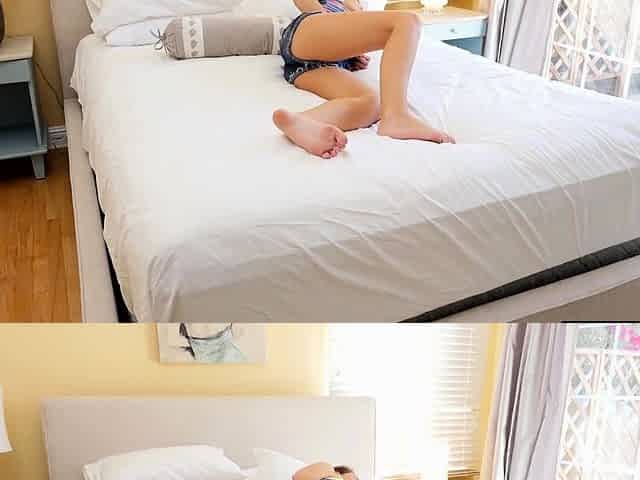Masturbating Latina teen stepsis railed