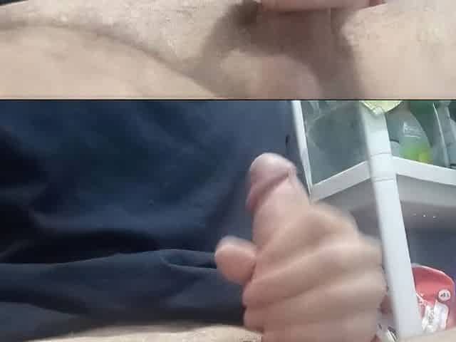 I came on my stomach in advance of shower