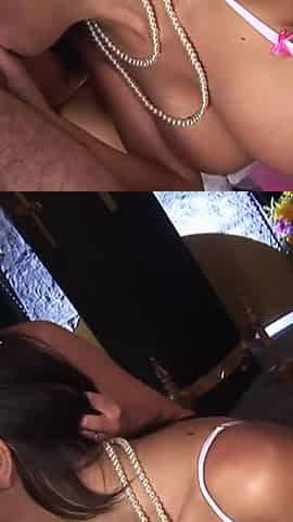 Exciting double fuck organized by a milf in heat