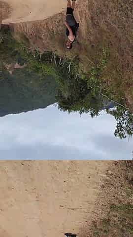 Very charming Colombian woman walking outdoors