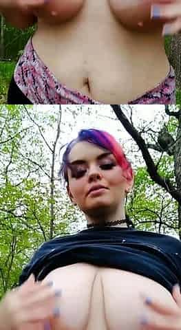 Wet tattooed raven babe Sahron with big boobs masturbates