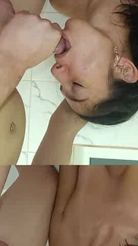 My Husband Films Me While Our Friend Cum on My Face