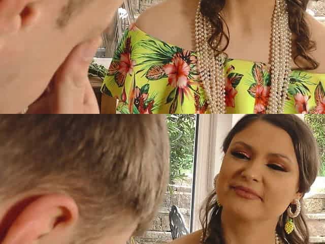 A mature, attractive British woman named Aurora attends a pre-arranged meeting with a much younger man.