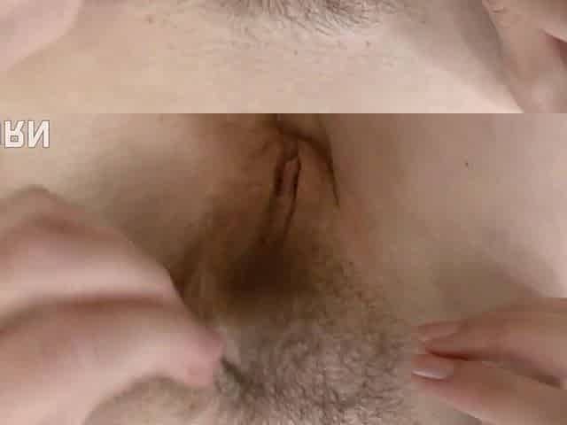 Hawt american brunette hair teen show her unshaved vagina