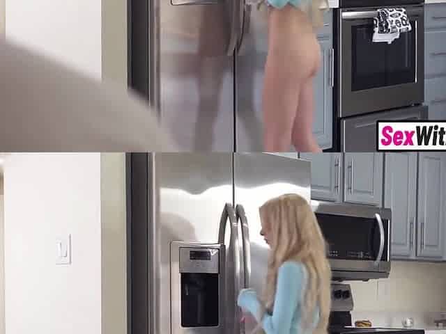 Kenzie Reeves - Blond Eighteen Years Old Stepsis Pranks Hung Stepbro