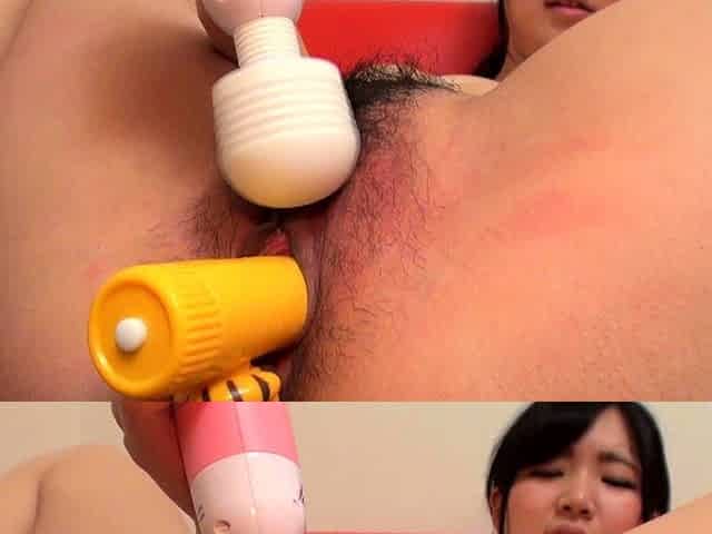 Japanese fingered dildo toyed