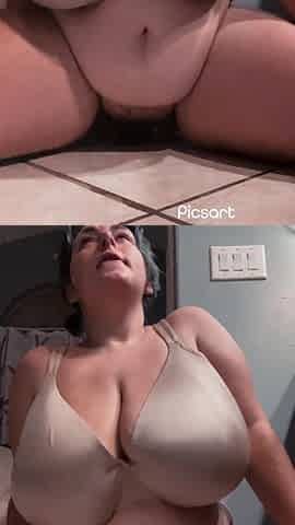 Riding Dildo and Indoor Smoking