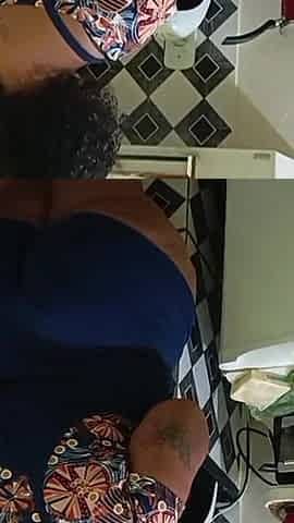 Distracted employee takes cumshot in the ass without knowing