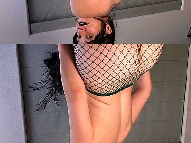 Perfect ass in Fishnets Stroke Along JOI AliceBlack