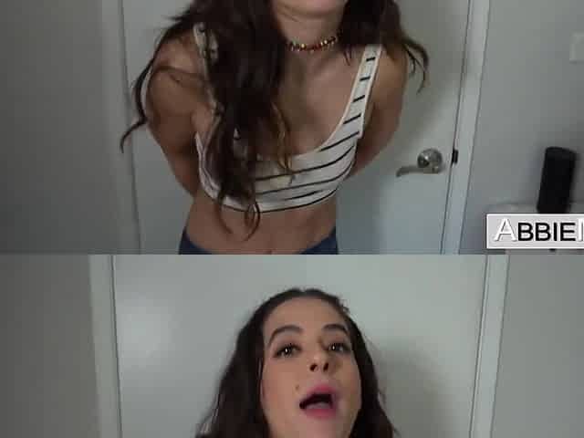 Abbie Maley - Stepdaughters Crush S Hardcore Fuck And Cum - Swallowing Lesson From Her Stepdad