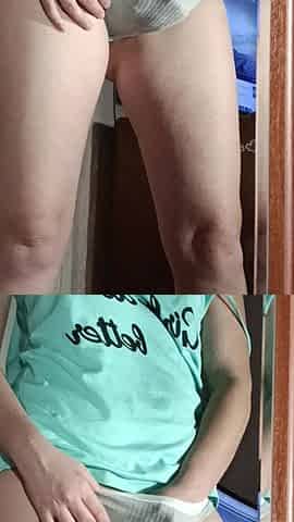 Masturbating in Front of the Mirror