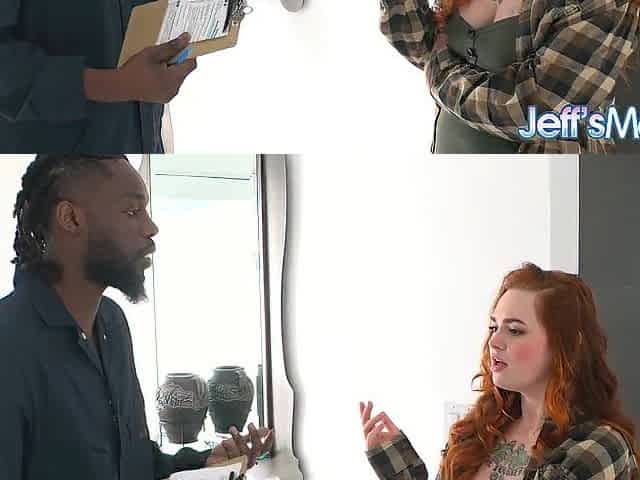 Curvy Redhead Adora Bell Eats a Huge Black Cock