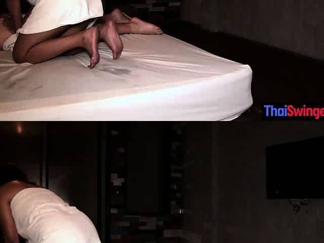 Chubby Thai mature massage lady sex