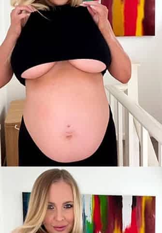 Super hot busty blonde babe fucks a big dick on webcam