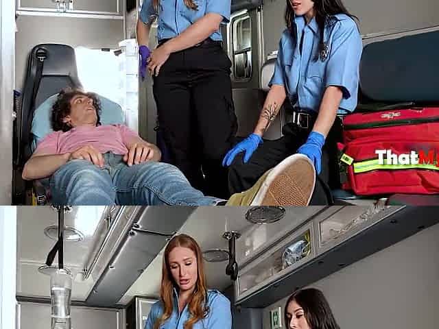 The Patient's Erection, a Medic's Connection- Skylar Snow, Alexa Chains, Nick Strokes