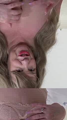 Fucking myself with my granite dildo
