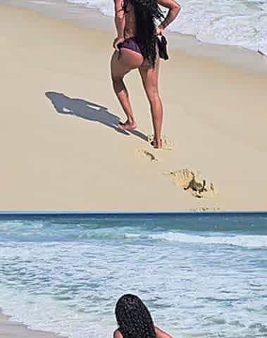 Strolling on the Beach