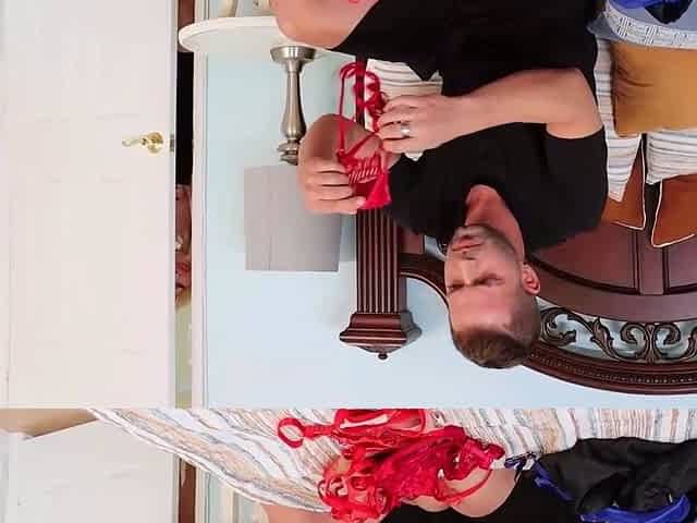 Masked Stud Gets Stroked and Ridden by Blonde MILF