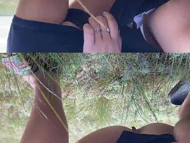 Public pissing compilation in nature! Car travel! POV! FREE!