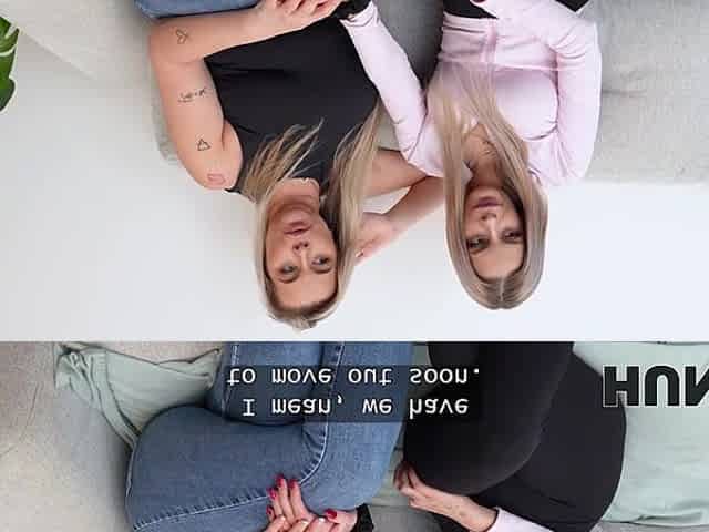 HUNT4K. Massage my big lesbian tits and give me this flat! - Nikky dream
