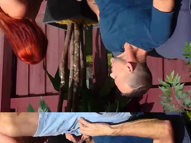Redhead babe hot porn video