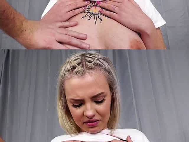 Amateur housewife blowjob and handjob with cumshot