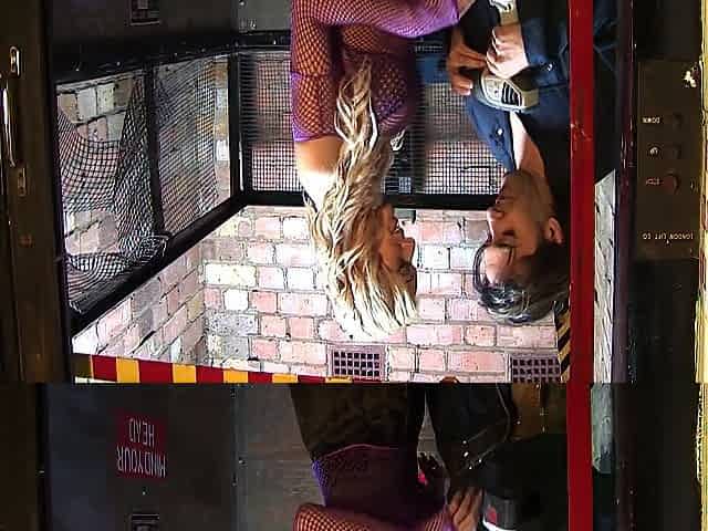 Hot Licks Scene-1_brunette hair with a Large Butt and Large Bazookas Banging on the Forklift