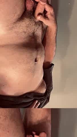 focusing on slow jerking off for intensive juicy booty shots
