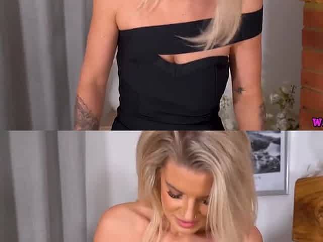 Hot Blonde Robyn Quinns Tease Makes Your Cock Burst