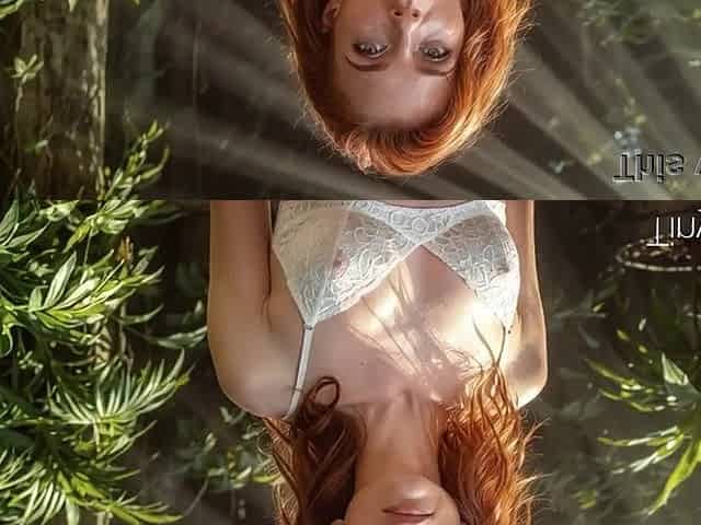 A slim redhead floozy dragged me to her abode so I could bang her. [AI]