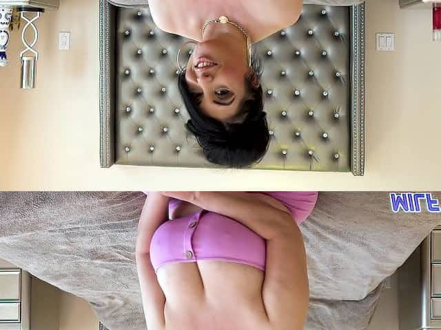 Voluptuous neighbor with big tits welcomes a younger man into her bedroom