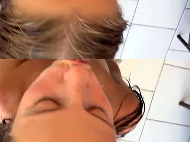 Juliettestj Blonde Gives Head Until He Cums On Her Face
