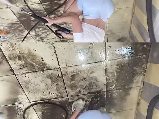 Teenage cutie washed my car and my shlong for cash