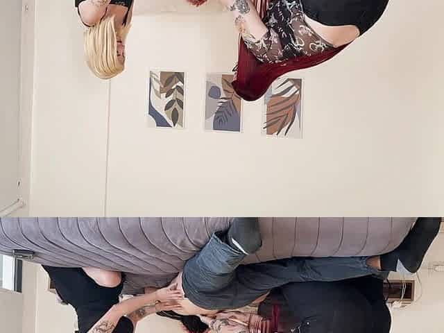 Masajes con final feliz para el esposo de mi amiga - Blowjob
