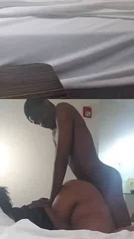 Pounding chubby butt black floozy til I tap out