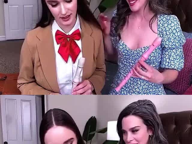 Hazel Moore, Nicole Emma Vaunt - Lesbian Fantasy: I Think My Music Teacher Wants To Fuck Me