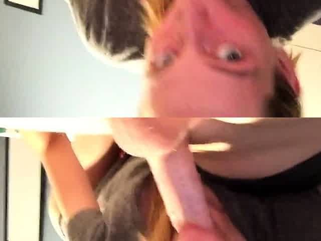 Teen Babe Shows Off Her Amazing Blowjob Skills