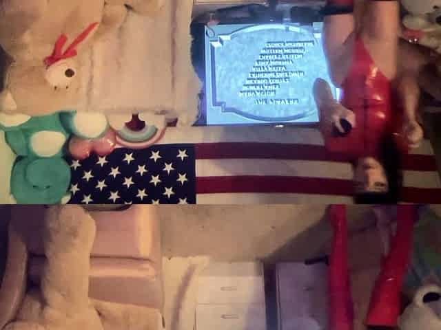 Amateur striptease and Solo masturbation