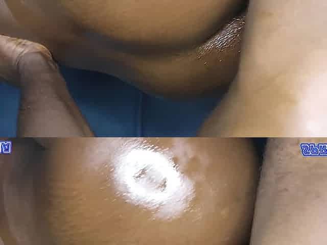 TINY BLACK BOOTY SCREW, ANAL DOGGY POSITION WITH CUM