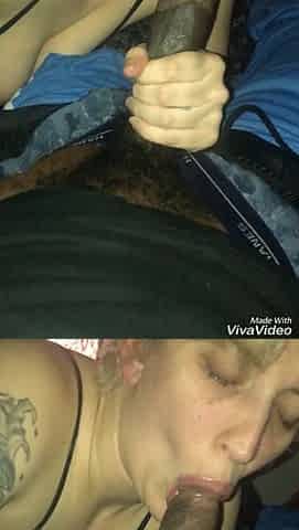 Blowjob BIG BLACK DICK POV interracial sex